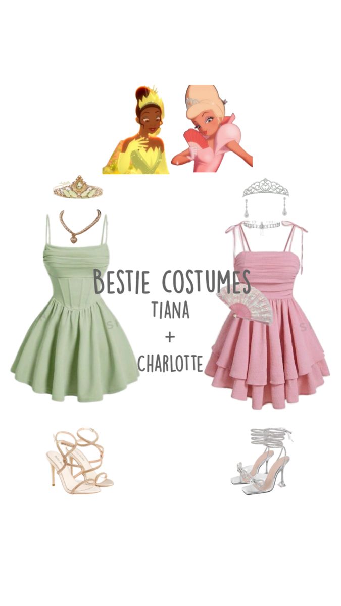 the different types of clothes are shown in this graphic style, including dresses and shoes