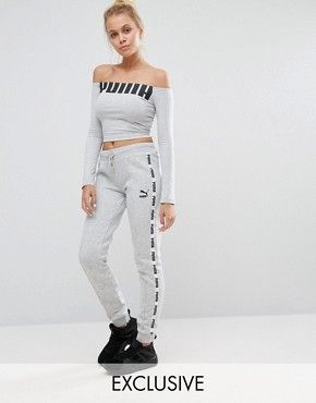 Cute Hoodie Outfit, Puma Outfit, Sports Sweatpants, Cotton Sweatpants, Basic Sweatshirt, Puma Women, Active Wear Pants, Sweat Pants, Online Shopping Clothes