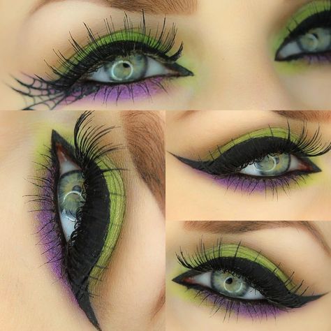 Hallowen Schminke, Extreme Make-up, Witch Eyes, Halloween Makeup Witch, Make Up Diy, Makeup Zombie, Halloweenský Makeup, Drag Make-up, Halloween Eye Makeup