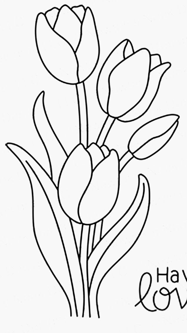 a drawing of flowers with the words happy valentine's day