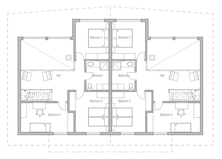 the floor plan for a three bedroom apartment