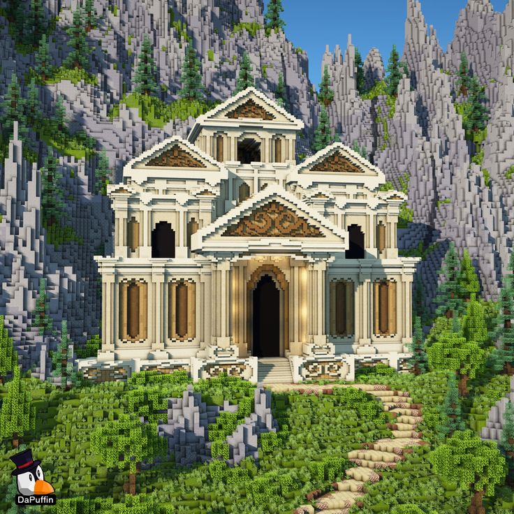 Sun Temple Minecraft, Roman Buildings Minecraft, Palace Minecraft Ideas, Minecraft Greek City, Temple Minecraft Build, Minecraft Museum Building Ideas, Minecraft Architecture Buildings, Roman Architecture Minecraft, Temple Minecraft Ideas