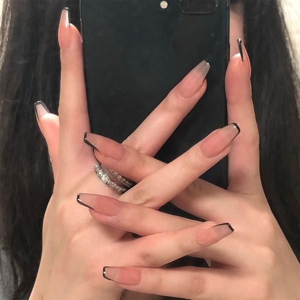 Nails Press, Nagel Tips, Fake Nails With Glue, Makijaż Smokey Eye, Nail Swag, Nailed It, Pretty Acrylic Nails, False Nail, Chic Nails