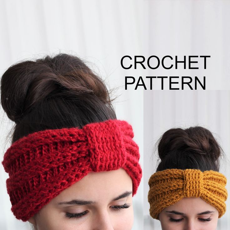 ✨ ENGLISH pattern written in 👉ENGLISH,  in US standard terms. NALA- Crochet a beautifully textured headband! You'll love this so easy way to crochet this ear warmer! Easy to make and trendy to wear, enjoy this rewarding project! Use any worsted weight yarn in your stash. Keep your ears warm while still looking stylish with this boho, turban style, headband! It's a great pattern for beginners: -simple stitches -easy to follow written instructions -photo tutorial. Both elegant and stylish, cozy a Head Wrap Crochet, Crochet Headwear, Boho Head Wrap, Bandeau Au Crochet, Crochet Headband Pattern Free, Headband Crochet, Crochet Headband Pattern, Bonnet Crochet, Crochet Ear Warmer