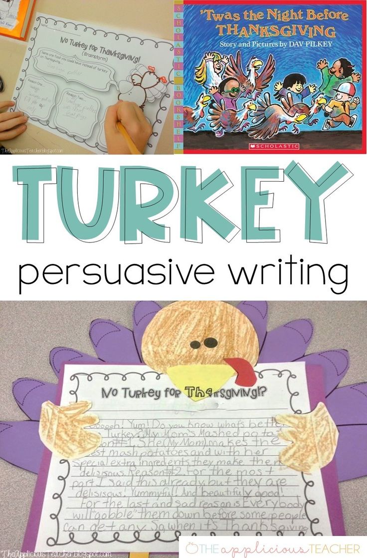 turkey persuasive writing activity for kids to practice their handwriting skills and read alouds