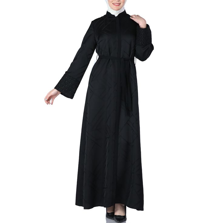 Crafted with the Highest Quality Materials: Discover the elegance of our High Quality Abaya, designed to enhance your wardrobe with its superior craftsmanship. Durability and Style Combined: Offers a robust design that ensures long-lasting wear while maintaining a chic and polished appearance. Perfect for Any Occasion: Suitable for both casual outings and formal events, providing versatile styling options. Made with Precision and Care: Each abaya is crafted with meticulous attention to detail, e Embroidery On Clothes, Robust Design, Look Chic, Dress Clothes For Women, Black Maxi Dress, Elegant Style, Formal Event, Fashion Games, Plus Size Dresses