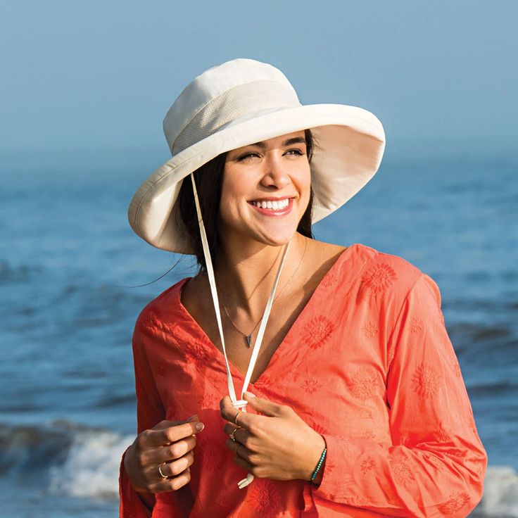 Seaside – Wallaroo Hat Company Lightweight Adjustable Sun Hat For Travel, Lightweight Adjustable Travel Sun Hat, Adjustable Wide Brim Sun Hat With Uv Protection, Lightweight Summer Sun Hat For Outdoor Activities, Lightweight Hats With Upf 50+ For Beach Season, Lightweight Adjustable Wide Brim Sun Hat, Adjustable Wide Brim Bucket Hat With Upf 50+, Adjustable Fit Sun Hat Upf 50+ For Travel, Lightweight White Sun Hat For Beach