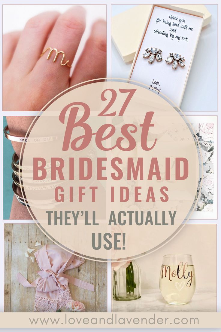 the best bridesmaid gift ideas they'll actually use for your wedding day