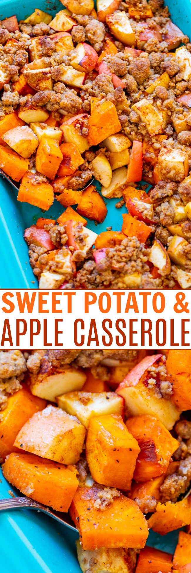 this sweet potato and apple casserole is the perfect side dish for any meal