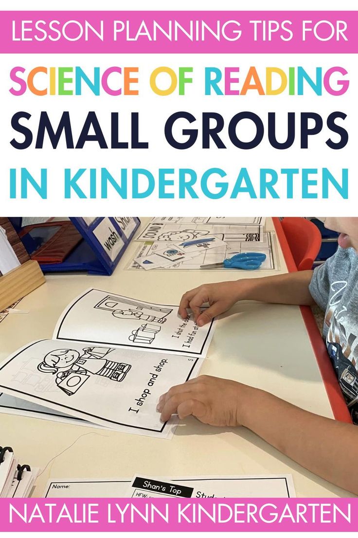 If you are new to Science of Reading aligned small groups or you want to streamline your lesson planning process, this is for you! Let me walk you through planning and writing a Science of Reading small group lesson plan for your kindergarten or first grade classroom including who Science of Reading small groups are for, what you need to do before starting small groups, how to write Science of Reading small group lesson plans and activities to include in your lesson plans. Kindergarten Reading Groups Organization, Natalie Lynn Kindergarten, Reading Small Groups Kindergarten, Science Of Reading Kindergarten, Kindergarten Reading Groups, Reading Group Organization, Kindergarten Reading Lessons, Kindergarten Small Groups, Kindergarten Reading Centers