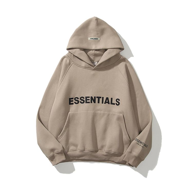 Women's off-the-shoulder hooded tracksuit, soft fabric and fleece lining - Walmart.com Khaki Hoodie, Look Hip Hop, Essentials Hoodie, Tracksuit Men, Your Favorite, Dalian, Estilo Hip Hop, Hip Hop Streetwear, Cotton Pullover