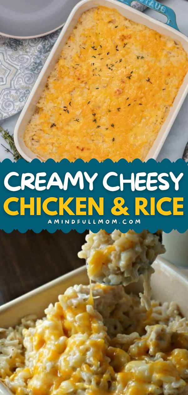 This family favorite dinner will become yours, too! Coated in a simple, from-scratch sauce, this Creamy and Cheesy Chicken and Rice is irresistible. Even picky kids will love this easy casserole recipe for dinner! Picky Kids Meals, Easy Casserole Recipe, Picky Eaters Dinner, Easy Dinners For Kids, Cheesy Chicken And Rice, Toddler Picky Eater, Meals Kids Love, Chicken Recipes For Kids, Easy Toddler Meals