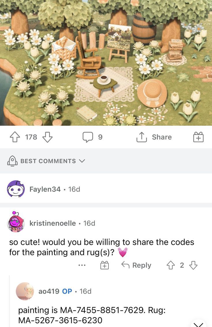 two screenshots of the same person in front of a garden with flowers and trees