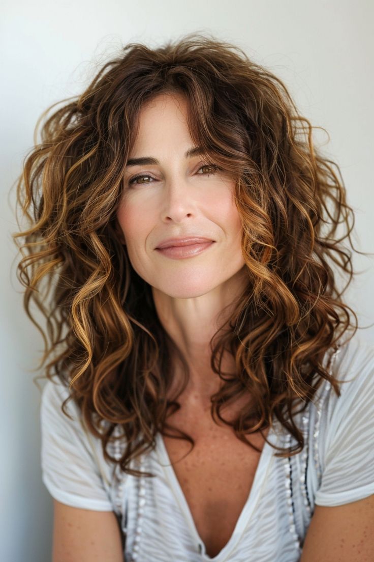 Embrace the beauty of long hairstyles for women over 40 that add both elegance and a youthful touch. Click to see more. Elegant Long Hairstyles, Wavy Layered Haircuts, Soft Blonde Highlights, Caramel Balayage Highlights, Loose Beachy Waves, Long Hairstyles For Women, Soft Blonde, Texturizer On Natural Hair, Long Locks