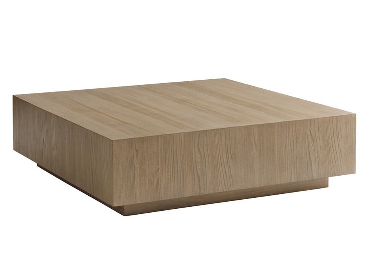 a square wooden table top on a white background