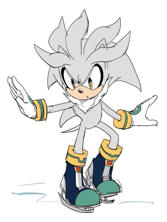 sonic the hedge character from sonic the hedge cartoon, person, shadow the hedge, silver the hedge, cute drawings, drawing tips