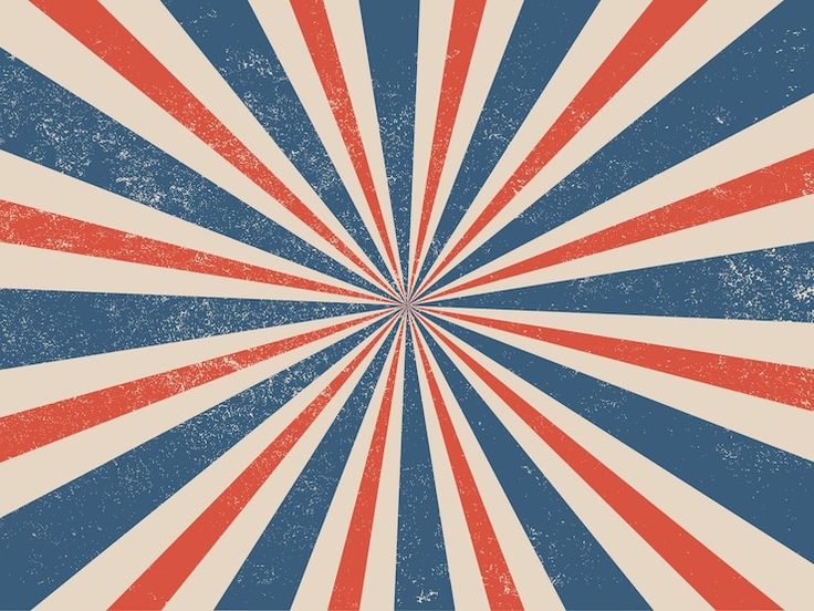 an abstract background with red, white and blue stripes in the center that is grungy