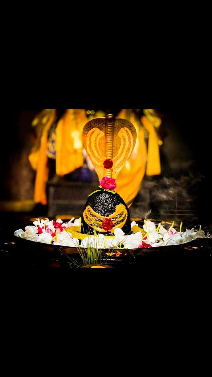 an elaborately decorated plate with food on it in the middle of a dark room