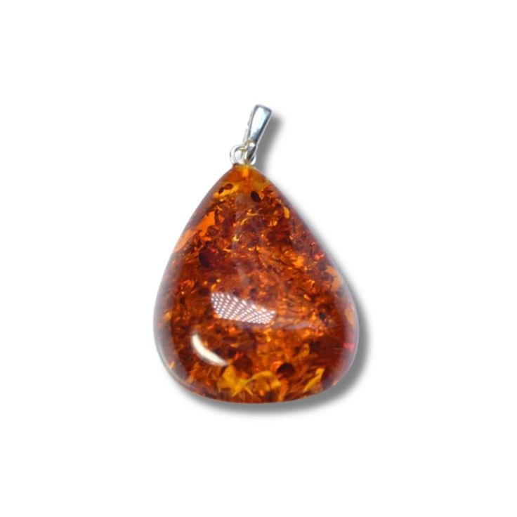 Baltic Amber Cognac Drop Pendant Stunning Natural Baltic Cognac Full of Inclusions Handmade Amber Necklace, 925 Sterling Silver bail, Embrace the beauty of imperfection with the irregular shapes and patterns that make each pendant one-of-a-kind. 38X21X11mm, made in Poland. You will receive one Pendant. Arrives to your home with the "All About Amber" Brochure which includes care instructions. Luxury Baltic Amber Necklaces In Amber Color, Luxury Amber Oval Necklaces, Luxury Baltic Amber Necklace In Amber Color, Elegant Luxury Amber Necklaces, Luxury Amber Necklaces With Large Pendant, Classic Amber Pendant Necklace, Unique Amber Teardrop Jewelry, Unique Teardrop Amber Jewelry, Amber Teardrop Cabochon Jewelry