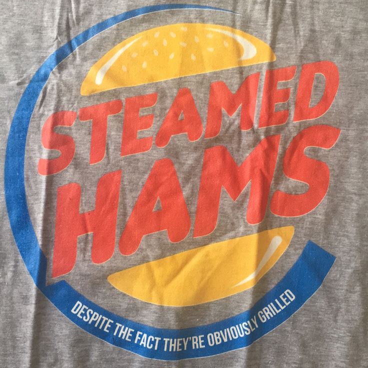 **Brand New! Never Came With Tags** -Heather Grey -Soft Texture - 90%Cotton 10%Polyester Z1 Steamed Hams, Ham Shirt, Brown Tee, Loose Fit Shirts, Hams, Crew Neck Tshirt, White Crew Neck, Disney Tshirts, Tour Shirt