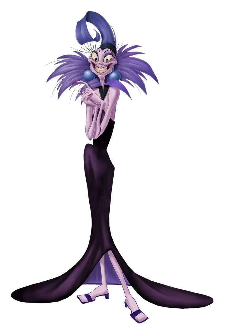 the evil queen from disney's maleficents is dressed in black and purple