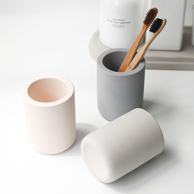 Clean and Organized Oral Care Introducing the Selegna Diatomaceous Earth Toothbrush Holder, the perfect companion for a clean and organized oral care routine. Made with premium diatomaceous earth, this sleek and functional holder provides a hygienic and stylish solution to keep your toothbrushes in pristine condition. The Selegna Diatomaceous Earth Toothbrush Holder offers a secure and sanitary storage space for your toothbrushes. Its unique diatomaceous earth composition effectively absorbs moi Chic Toothbrush Holder, Pottery Toothbrush Holder Handmade, Stone Toothbrush Holder, Sonicare Toothbrush Storage, Sustainable Toothbrush, Bathroom Sink Organization, Earth Materials, Toothbrush And Toothpaste Holder, Toothpaste Holder