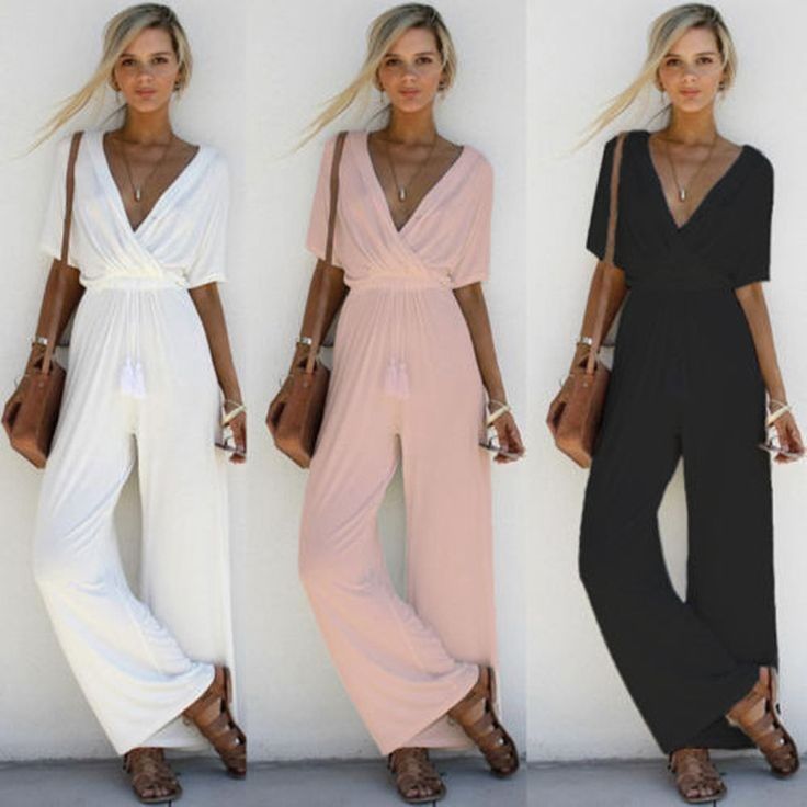 Pola Jumpsuit, Loose Playsuit, Pink Playsuit, Loose Fit Jumpsuit, High Waist Jumpsuit, Celana Fashion, Casual Playsuit, Party Ladies, Chiffon Jumpsuit