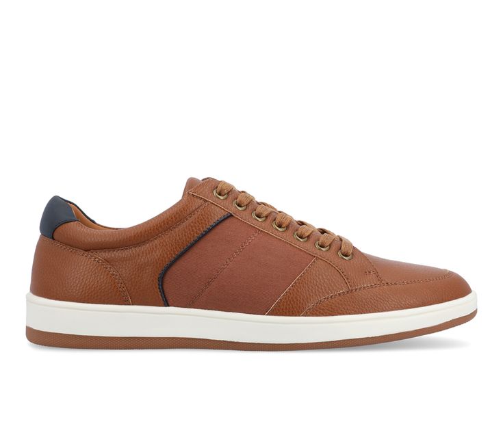 The Rogers casual sneaker from Vance Co. will give you that business casual look perfect for any occasion. The 12 mm Tru Comfort Foam™ massaging insole, round toe, and vegan leather offer that all-day comfort. All while their durable rubber outsole and lace-up closure will give you that perfect fit time and time again while wearing them. Vegan Leather upper, Lace up closure,1.25\ heel, Round toe, Tru Comfort Foam™ massaging insole for all day comfort, Durable rubber outsole, Cushioned collar and Business Casual Sneakers With Rubber Sole, Casual Business Sneakers With Removable Insole, Brown Rubber Sole Sneakers For Business Casual, Brown Business Casual Sneakers With Rubber Sole, Modern Lace-up Sneakers For Business Casual, Modern Lace-up Business Casual Sneakers, Modern Business Casual Lace-up Sneakers, Classic Business Casual Sneakers With Ortholite Insole, Casual Business Sneakers With Plain Toe