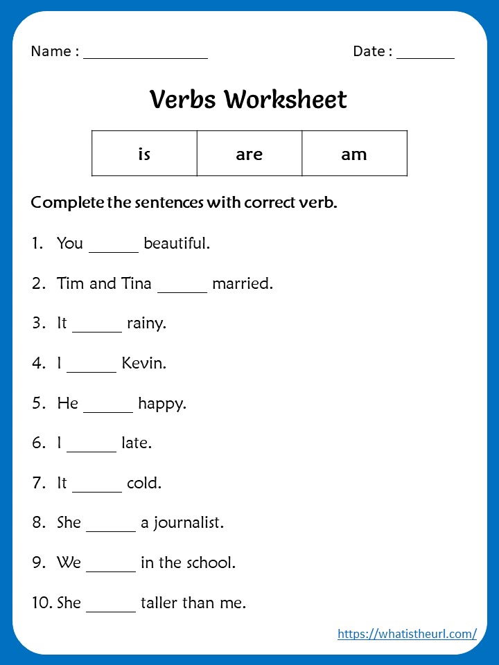 worksheet with words and pictures to help students learn the verbs in english