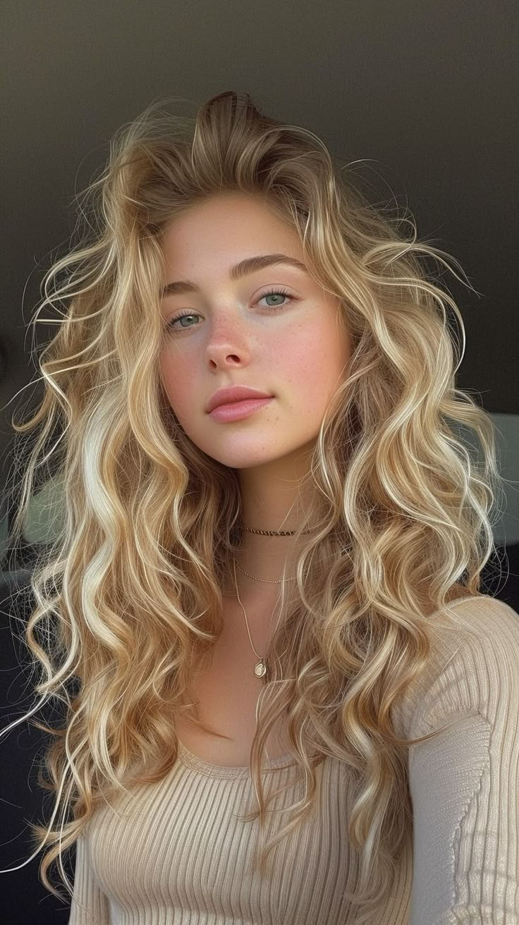 Taming 7, Rambut Brunette, Blonde Wavy Hair, Blonde Curly Hair, Spring Hair Color, Honey Blonde Hair, Blonde Hair Inspiration, Hair Color Trends, Hair Transformation