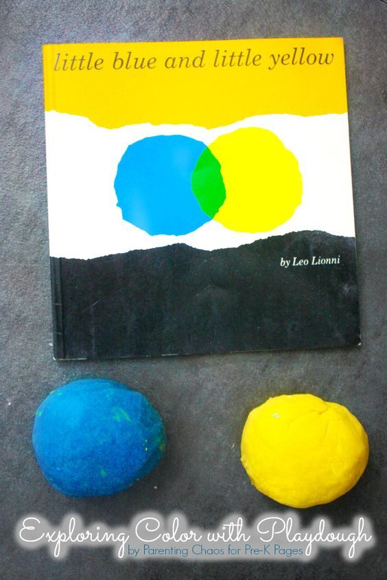 the book is about little blue and little yellow by leo lamenti, with two colored balls