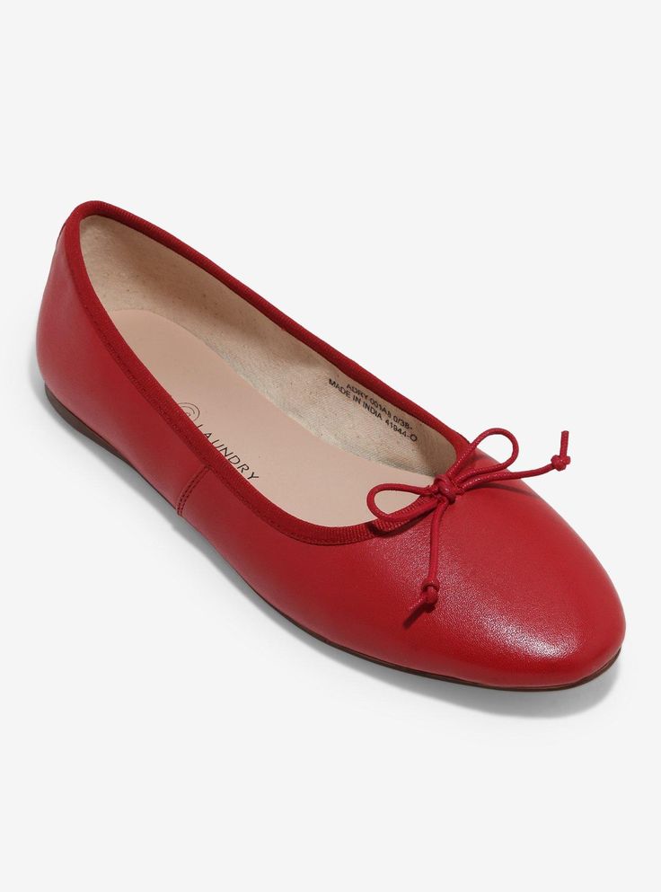 These days  it's all about that unexpected pop of red. Add these ballet flats to any outfit for an instant dose of style. They're a timeless shade of red.Listed in women's sizes.Polyurethane upper; rubber soleImported Red Ballet Flats For Spring, Chic Red Ballet Flats With Round Toe, Casual Red Ballet Flats With Round Toe, Chic Red Flats For Spring, Chic Red Spring Flats, Red Slip-on Ballet Flats For Spring, Classic Red Closed Toe Ballet Flats, Classic Red Ballet Flats, Red Flats For Fall