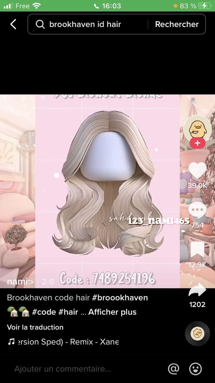 Blonde Hair Roblox, Code Brookhaven, Hair Roblox, Roblox Brookhaven, Preppy Kids, Roblox Emo Outfits, Roblox Image Ids, Bloxburg Decals Codes, Black Hair Roblox