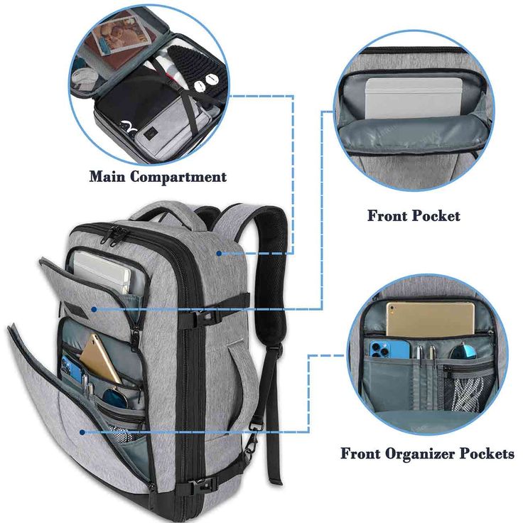 Matein Travel Backpack with Toiltry Bag-Carry on backpack Carry On Backpack, Suitcase Backpack, Rolling Bag, Travel Partner, Backpack Set, Carry On Size, Large Suitcase, Luggage Strap, Laptop Rucksack