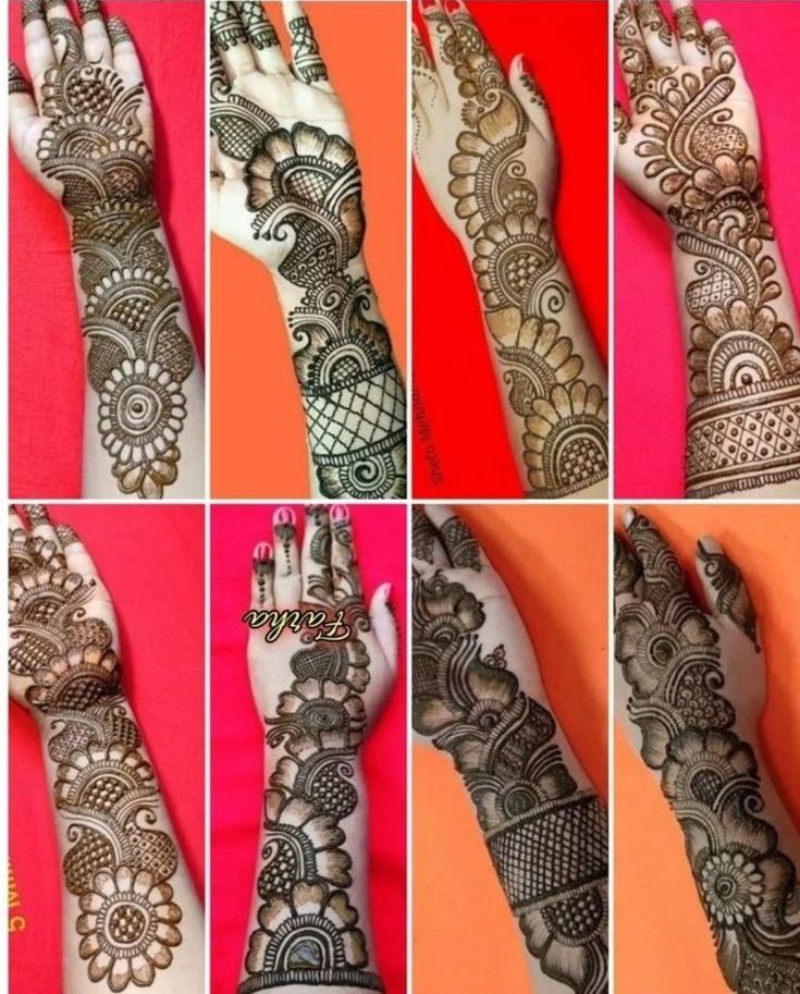 henna designs for hands and feet