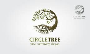 the logo for circletree is designed to look like a tree with leaves and branches