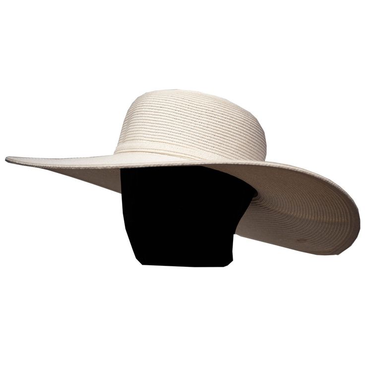 Saint Martin - 5" Flat Brim Sun Hat This stylish sun hat by Saint Martin has an elegantly oversized brim to protect against harmful UV rays as well as add sophistication to any look. Made of woven paper braid, this hat is perfect to pack in a suitcase or beach bag because it will retain its shape even if crushed. With an unlined interior, it is breathable and breezy, perfect for a long day at the beach or exploring a new city on vacation. Brim 5" Crown 3 1/2" Features Woven Paper Braid UPF 50+ R Classic Solid Color Sun Hat For Beach, Classic Beach Sun Hat, Solid Fedora Straw Hat With Uv Protection, Solid Color Fedora Straw Hat With Uv Protection, Uv Protection Fedora Straw Hat, Uv Protection Panama Hat With Curved Brim, Elegant Visor Hat For Vacation, Classic Summer Visor Hat, Adjustable Flat Brim Panama Hat For Sunbathing