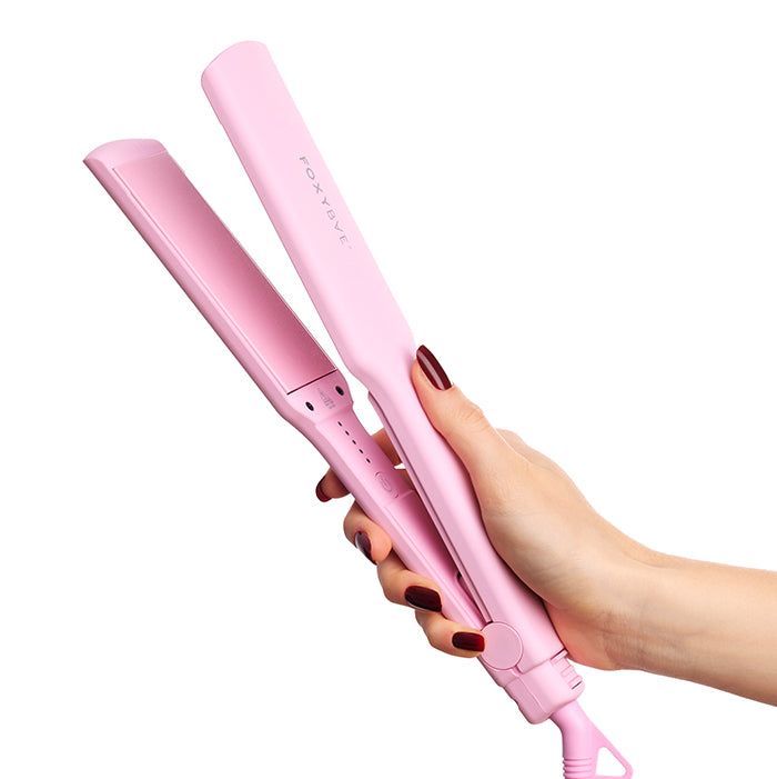 Our Party Pink Sleek & Slay Wide Plate Flat Iron is here to help you slay frizz and serve up shine whether you're straightening your tresses or touching up strands. With its extra wide 1.75" Tourmaline Ceramic plates, this tool effortlessly glides through your hair while locking in moisture, conditioning the cuticles, and banishing frizz for a super glossy finish. Experience the magic of gentle Tourmaline Ceramic that heats hair from the inside out, protecting your outer hair layer and reducing Travel Hairstyles, Straighten Iron, Hair Sale, Scalp Care, Wand Curls, Leave In Conditioner, 8th Grade, Anti Frizz Products, Dry Brushing