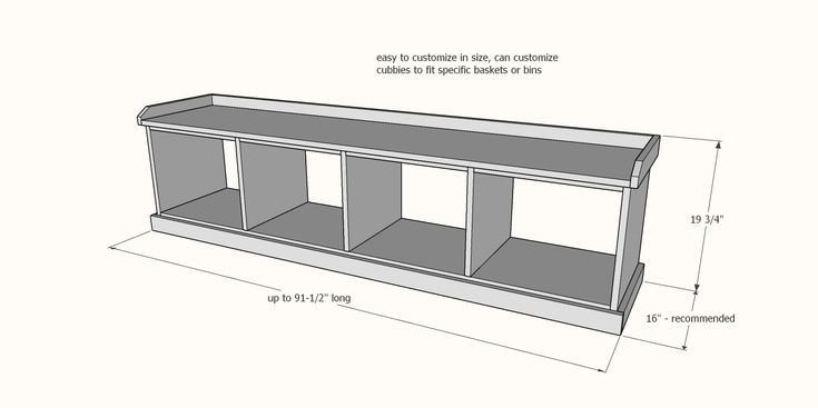 the measurements for a bookcase with two shelves and one shelf on each side,