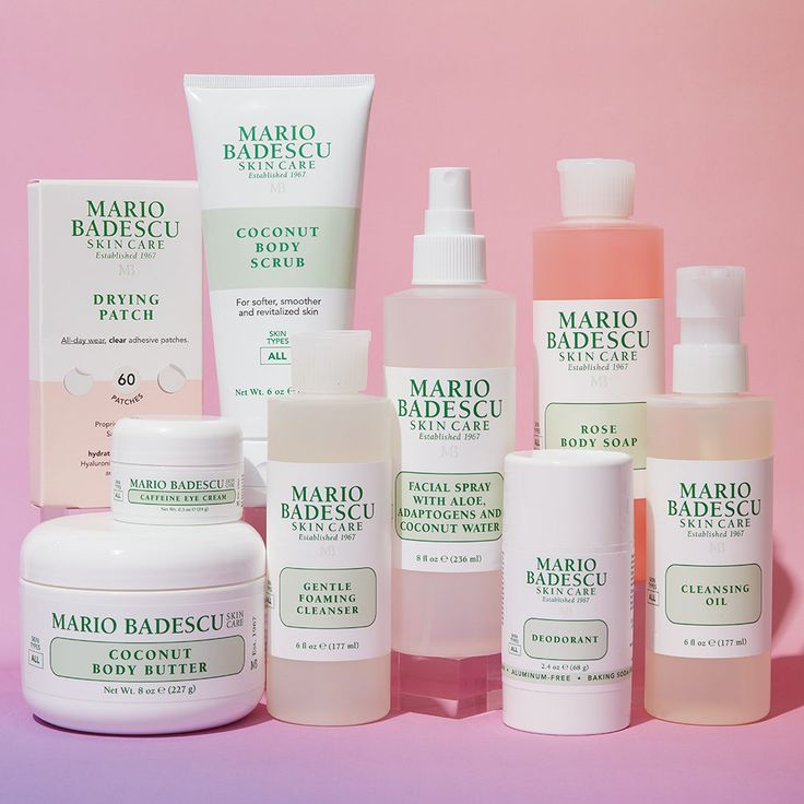 Mario Skin Care, Skincare Mario Badescu, Good Skin Care Brands, Cute Skin Care Products, Mario Badescu Aesthetic, Skin Care Products Aesthetic, Skincare Products Aesthetic, Aesthetic Skincare Products, Mario Badescu Acne