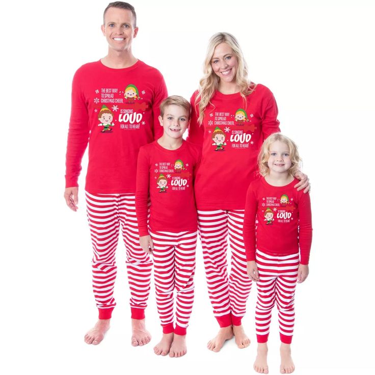 Elf The Movie Film Christmas Singing Tight Fit Family Pajama Set : Target Harry Potter Christmas Sweater, Fit Family, Christmas Logo, Family Pajama Sets, Barbie Family, National Lampoons Christmas Vacation, Peanuts Christmas, Lampoon's Christmas Vacation, Matching Family Pajamas