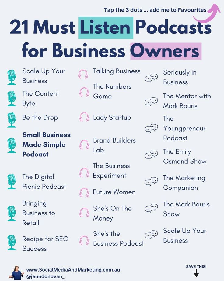 the 21 must listenn't do list for business owners with text overlay