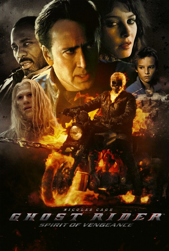 the movie poster for ghost rider