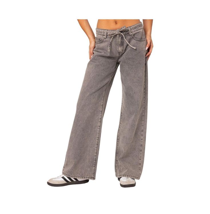 in stock Casual Mid-rise Faded Bottoms, Casual Mid-rise Flare Jeans In Washed Black, Casual Mid-rise Washed Black Flare Jeans, Trendy Washed Black Straight Leg Bottoms, Casual Washed Black Bottoms With Five Pockets, Gray Relaxed Fit Mid-rise Bottoms, Casual Gray Straight Leg Bottoms, Trendy High Waist Gray Jeans, Trendy Gray High Waist Jeans