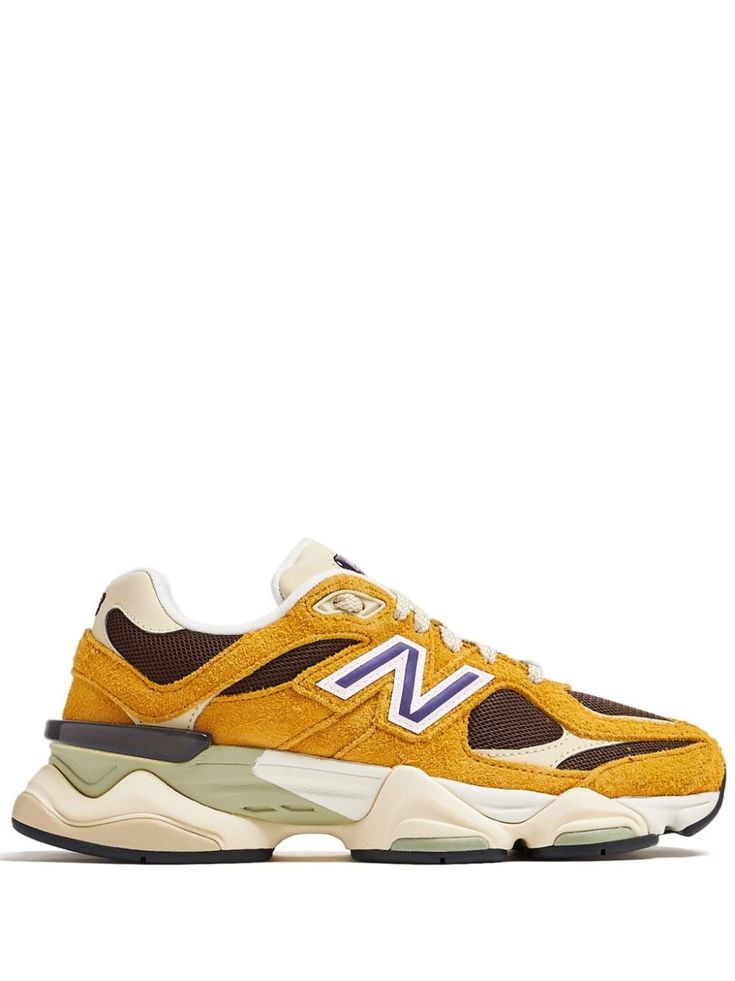 yellow suede mesh design panelled design logo patch to the side logo patch at the tongue round toe front lace-up fastening chunky rubber sole New Balance Low-top Sneakers With Vibram Sole, New Balance Sneakers With Rubber Sole, New Balance Sneakers With Rubber Sole, Medium Fit, New Balance Sneakers With Rubber Sole And Medium Fit, New Balance Sneakers With Vibram Sole, New Balance Sneakers With Vibram Sole For Streetwear, New Balance Leather Sneakers With Vibram Sole, New Balance Lace-up Sneakers With Vibram Sole, New Balance Sneakers With Translucent Outsole And Round Toe