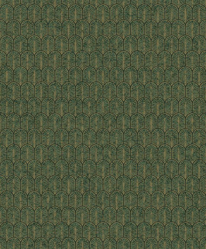 Geo Arch Art Deco Wallpaper in Green/Gold Green Art Deco Wallpaper, Geometric Arch, Arch Art, Green Art Deco, Inspired Wallpaper, Deco Wallpaper, Understated Glamour, Art Deco Wallpaper, Burke Decor