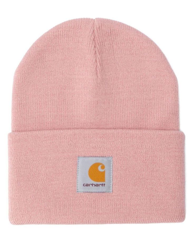 Pink Carhartt Beanie, Carhartt Hats, Pink Carhartt, Swimsuit Jewelry, Streetwear Hats, Beanie Outfit, Carhartt Beanie, Pink Beanie, Carhartt Logo