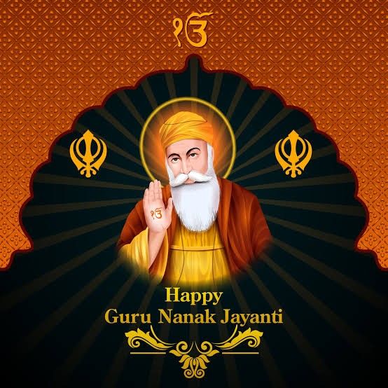 an image of guru namak javanii on the occasion of happy gurban