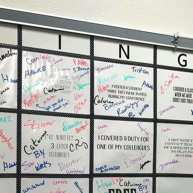 a bulletin board with many different writing on it