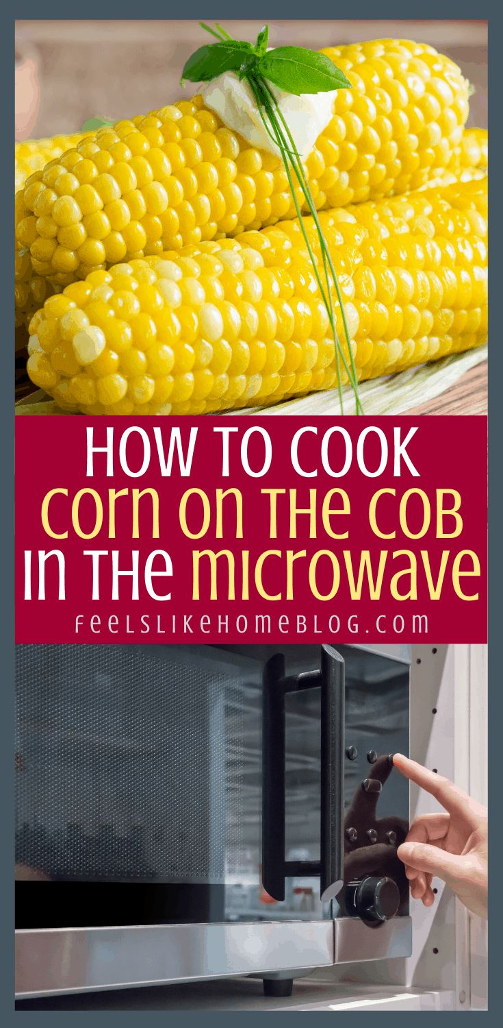 how to cook corn on the cob in the microwave